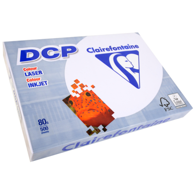 Ramette 500 Feuilles Papier DCP 80g A3 420x297 mm Certifié FSC Blanc - Clairefontaine