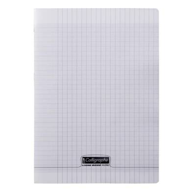 Cahier piqué 8000 POLYPRO A4 48 pages Grands carreaux 90 g - Incolore - CLAIREFONTAINE
