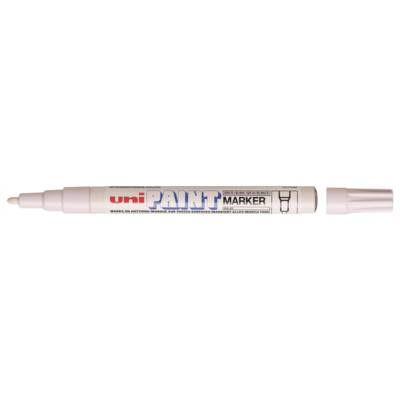 Marqueur PAINT Marker PX21 Pointe conique fine 0,8 - 1,2mm Blanc - UNI-BALL