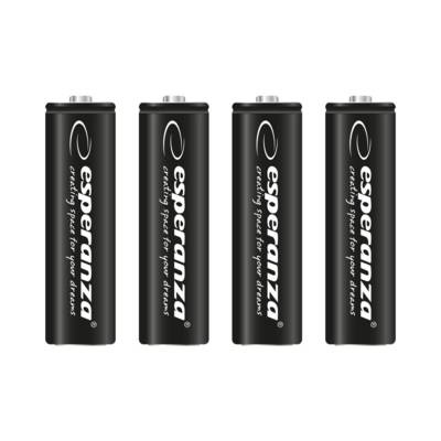 Pack 4 Batteries Rechargeables HIGH CAPACITY Ni-MH AA 2600MAH - ESPERANZA