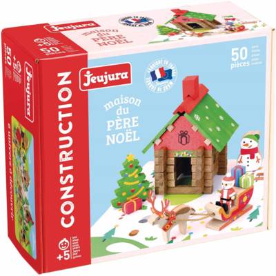 La Maison du Père Noël - 50 pièces en Bois - JEUJURA