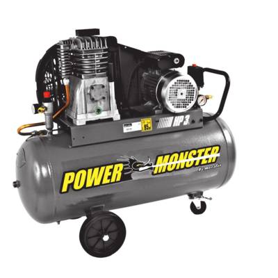 Compresseur POWER MONSTER professionnel 3HP 100L MONO - Gedimat - MECAFER