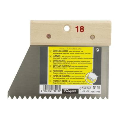 Peigne à colle pour moquettes et parquets - Gedimat - NESPOLI