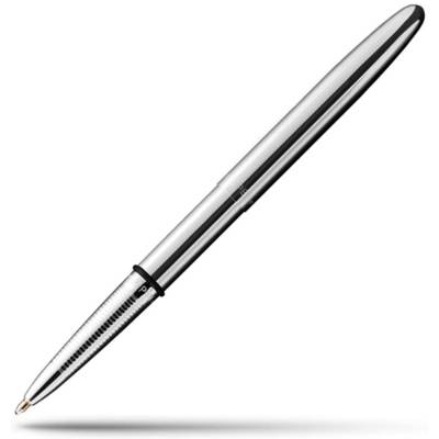 Stylo-bille "Pocket" Métallique corps chromé sans clip - Fisher Space Pen