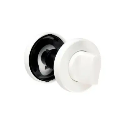 Paire rosace 7700 Arcolor BEZAULT Condamnation - Blanc - 0089247 - BEZAULT SAS
