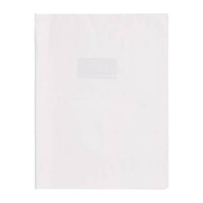 Protège-cahier Synthétique 20/100ème 21x29,7 Blanc - CLAIREFONTAINE