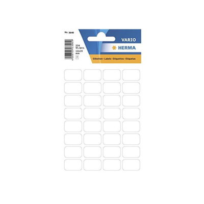 Etui de 175 étiquettes multi-usages 15 x 20 mm Blanc - HERMA