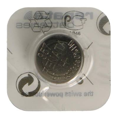 Pile bouton Silver Oxyde 357 / SR44W 0% mercure - RENATA