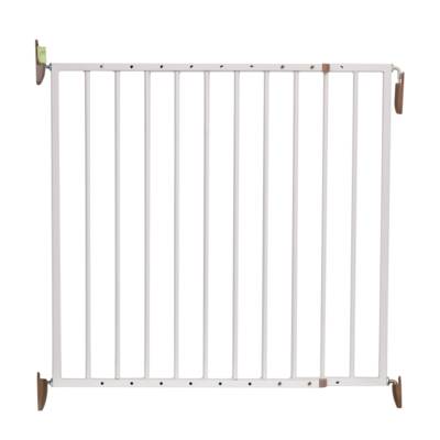 Barrière de protection VICTORIA pour enfants métal blanc - l.64 à 113 cm - Gedimat - NORDLINGER