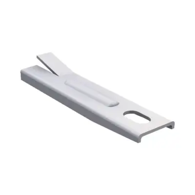Patte à sceller 6257 MANTION SA - Pour rail tubulaire - Vis M14 - Capacité porte 400 Kg - 6257 - MANTION SAS