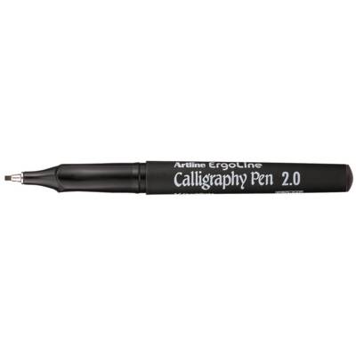 Marqueur "Calligraphy Pen" pointe 2 mm noir - Artline