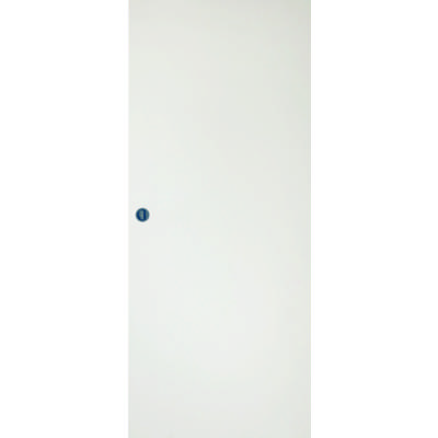Porte seule coulissante tubulaire PORTALIT décor blanc - 204 x 73 cm - Gedimat - WESTAG