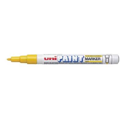 Marqueur PAINT Marker PX21 Pointe conique fine 0,8 - 1,2mm Jaune - UNI-BALL