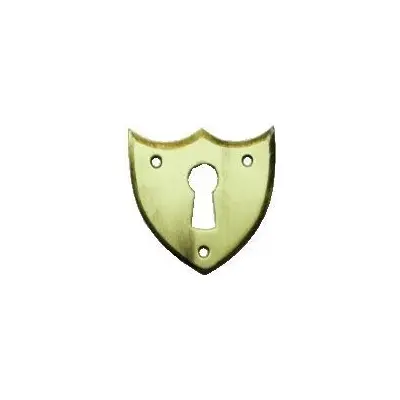 Entrée écusson 4084-27 laiton vieilli - DUBOIS SAS