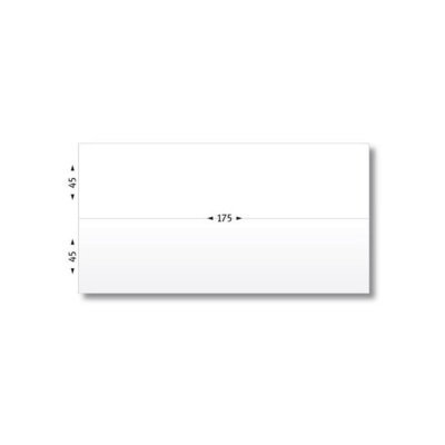 Boite de 1000 étiquettes d'affranchissement 2 fronts format 175 x 45 mm - Avery