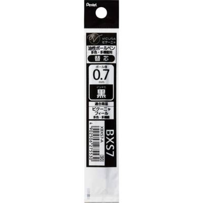 Recharge pour Stylo bille rétractable BXC47, VICUNA C4, Noir - PENTEL