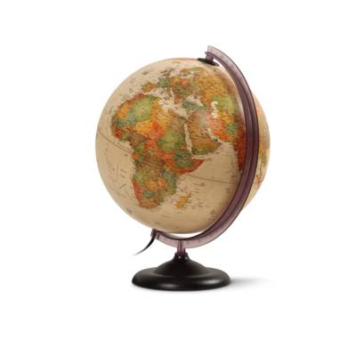 Globe terrestre lumineux 30 cm "First" Antique - WONDAY