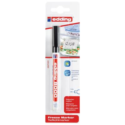Marqueur Spécial Surgelés 8000 Noir 1 mm - EDDING