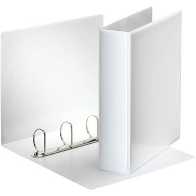 Classeur 4 anneaux 50 mm personnalisable A4 Dos 75 mm Blanc - ESSELTE
