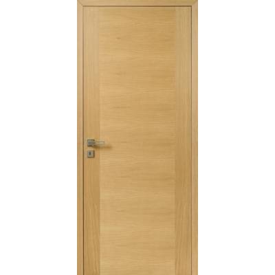 Bloc-porte isolant NEO ETNA chêne verni naturel mat Hui.KM1 72 à 100 mm - 204 x 83 cm - droit poussant - Gedimat - MENUISERIES D'OLT