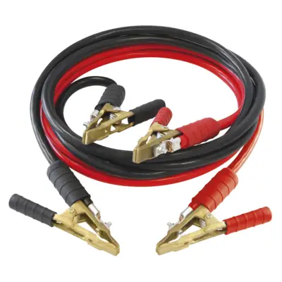 Câbles démarrage 320 A - 3 m / 16 mm² - Pinces laiton - 1 paire - GYS - 056206