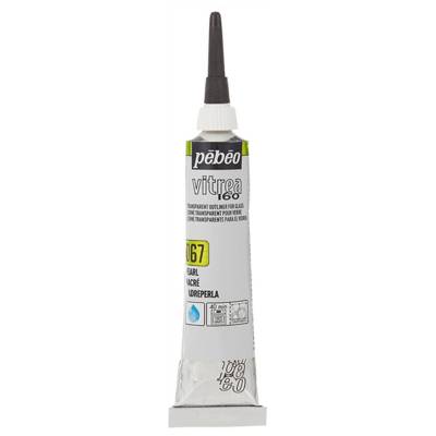 Tube 20ml Peinture acrylique Vitrea 160 Relief brillant NACRE - PÉBÉO