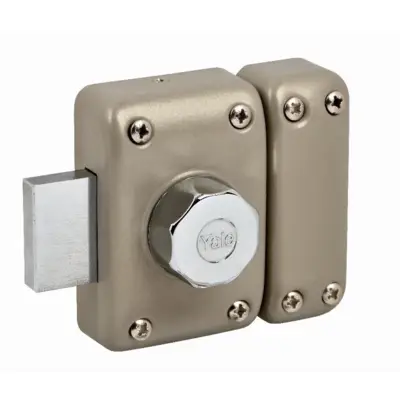 Verrou à bouton YALE Sans cylindre - YV20 - 28215000