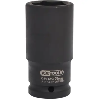 Douille longue à chocs 6 pans 3/4 32mm - KSTOOLS - 515.1432-E - Maxoutil