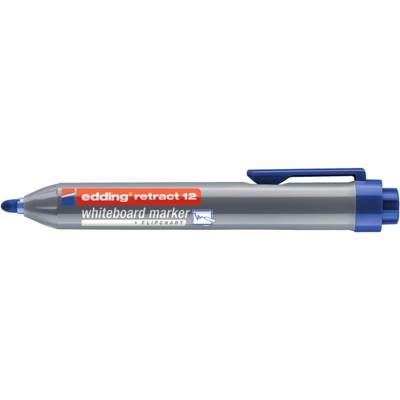 Marqueur Tableaux blancs retract 12 bleu 1,5-3 mm - EDDING