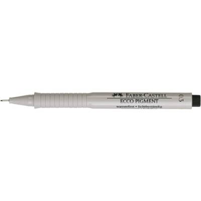 Feutre calibré ECCO PIGMENT 0,3 mm, noir - FABER-CASTELL