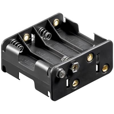 Support pour 8 piles AA/MIGNON/LR6 Noir - GOOBAY