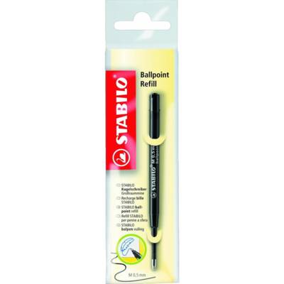Ecopack de 1 recharge bille Noir - STABILO