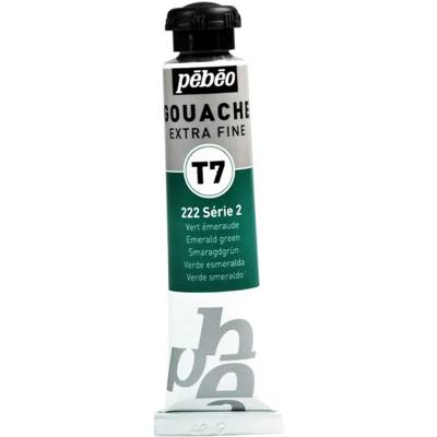 Tube 20ml Peinture Gouache T7 extra fine VERT EMERAUDE - PÉBÉO