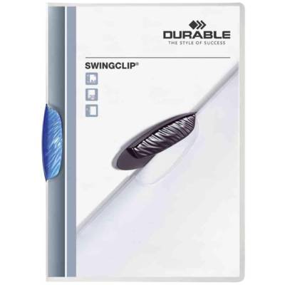 Chemise à clip SWINGCLIP, format A4, clip bleu - DURABLE