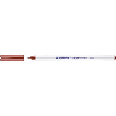 Feutre pour Textiles 4600 Marron Pointe Fine 1 mm - EDDING