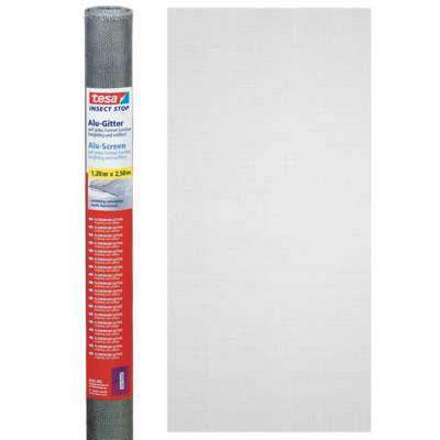 Insect Stop® Rlx moustiquaire Alu gris pour portes, recoupable 1,2m x 2,5m - TESA