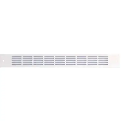 Grille plate alu 478/2 375mm blanc ral 9016 - RENSON - 0004782