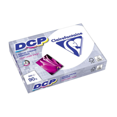 Ramette 500 Feuilles Papier DCP 90g A4 210x297 mm Certifié FSC Blanc - Clairefontaine