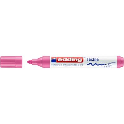 Marqueur pour textiles 4500 rose 2-3 mm - EDDING