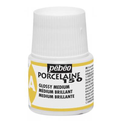Flacon 45 ml Peinture P150 porcelaine Auxiliaire MEDIUM Brillant - PÉBÉO