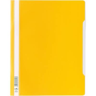 Chemise à Lamelles A4+ Couverture Transparent Jaune - DURABLE