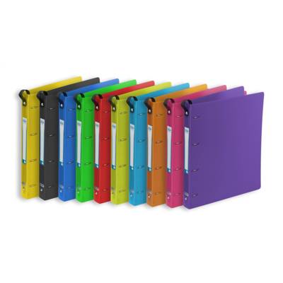 Classeur 4 Anneaux CLASS UP SCHOOL LIFE PP A4+ dos 3 cm Coloris Aléatoire - OXFORD