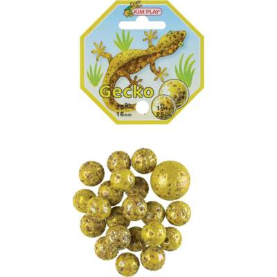 Sachet de 20 Billes 16mm +1 Calot 25mm GECKO - KIM'PLAY