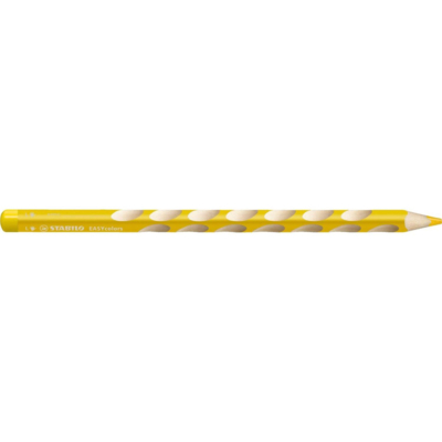 Crayon de couleur ergonomique EASYcolors Gaucher Jaune - Stabilo