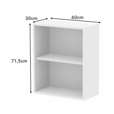Caisson blanc haut 16mm - 600x713x320mm - Gedimat - BCD