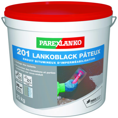 Enduit bitumeux 201 LANKOBLACK PATEUX hiver - Gedimat - PAREXLANKO