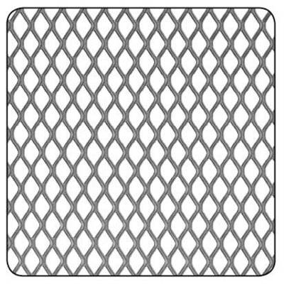 Grille en acier brut déployé petites mailles long.100cm larg.50cm ép.0,5mm - Gedimat - CQFD