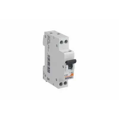 Disjoncteur 3KA Phase + Neutre 32 Ampères DEBFLEX Gris - 707505