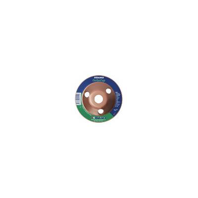 Plateau à poncer convexe carbure de tungstène pour meuluse portative alésage 22,23mm diam.125mm grain 14 - Gedimat - SIDAMO