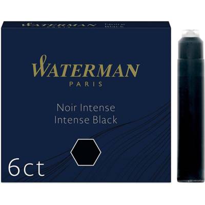 Etui de 6 Cartouches International pour stylo à plume Noir - Waterman